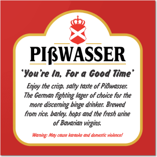 Pisswasser Beer Posters and Art